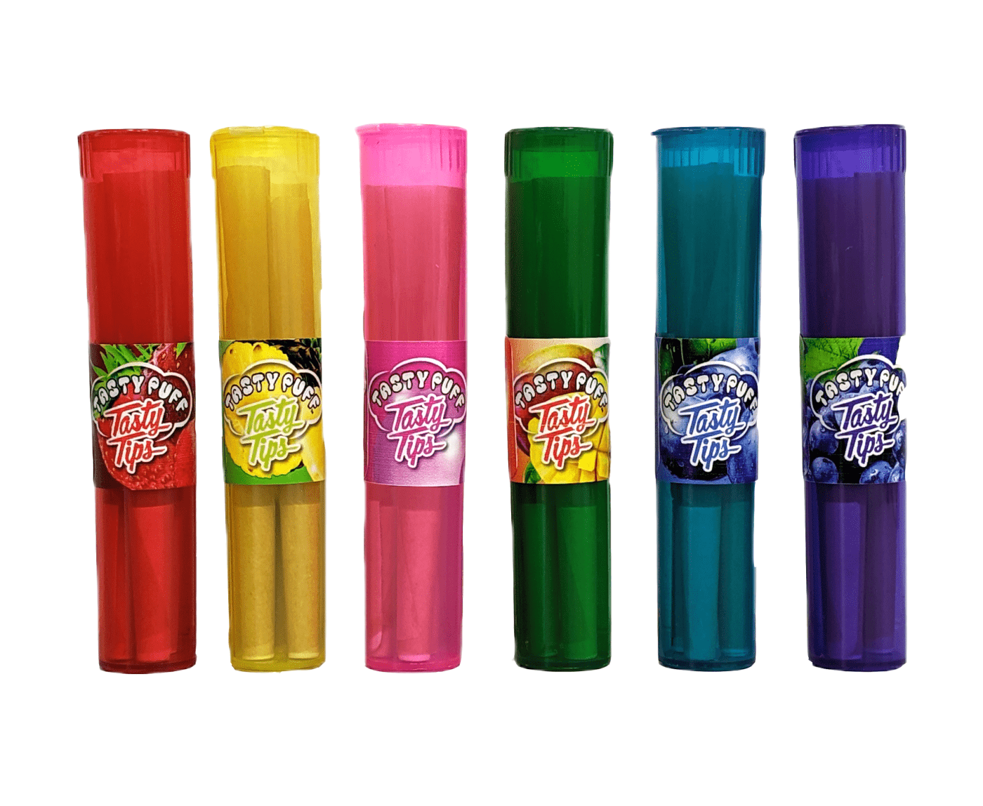 Tasty Puff Tasty Tips Flavored Cones / Blueberry